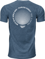 Fly Worldwide Tee Blue Sm