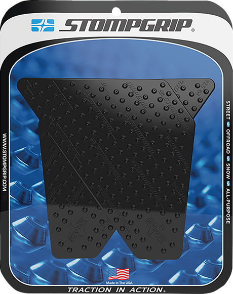 STOMPGRIP 55-10-0060-5B Tank Grips - Volcano - Black - Yamaha - Super Tenere '14-'24 | Street