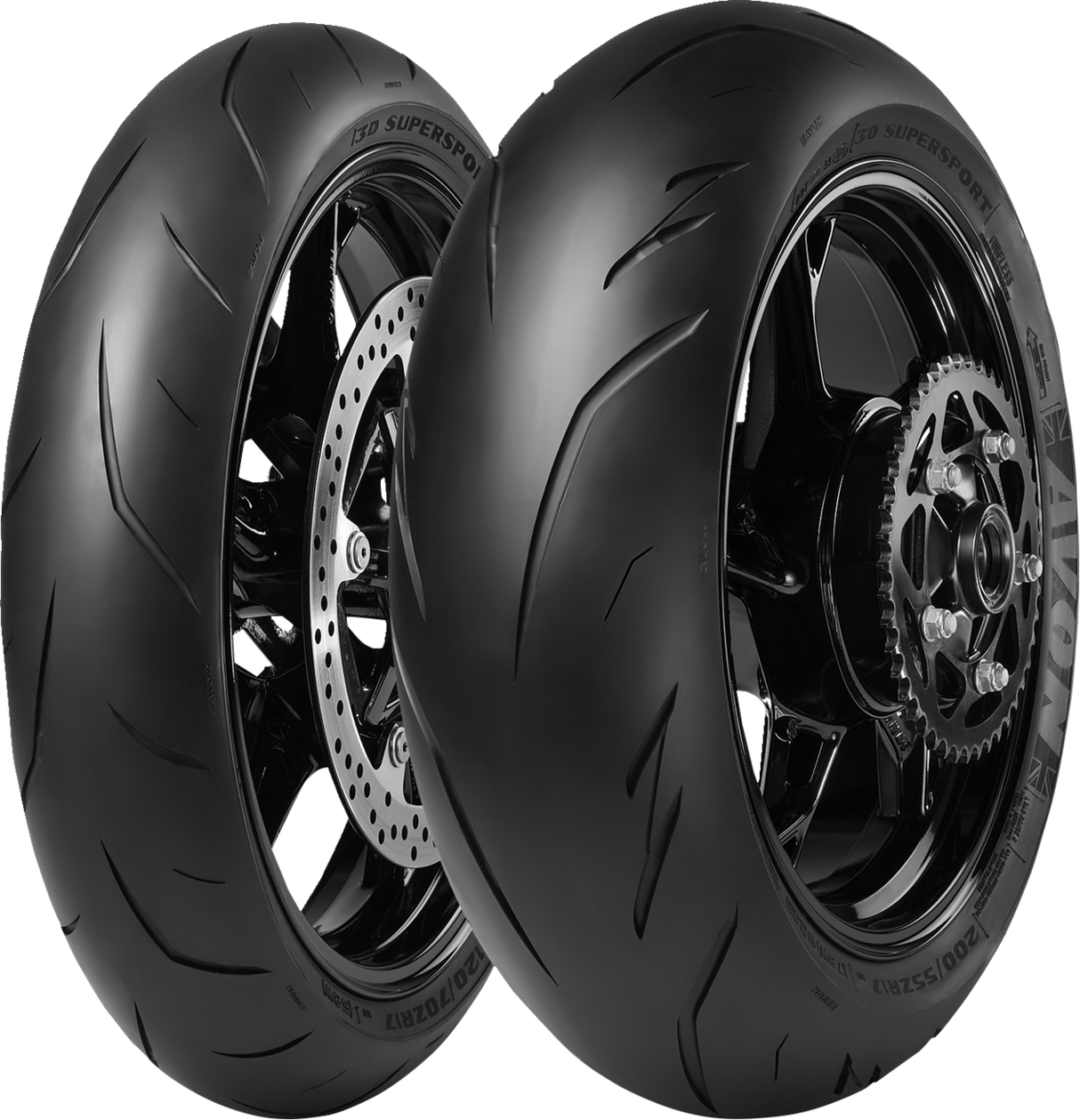 AVON Tire - 3D Supersport - Rear - 190/55ZR17 - (75W) 640628