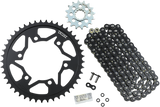 VORTEX CK6453 Chain and Sprocket Kit - WSS - Black - Yamaha FJ/FZ/MT-09/XSR900 | Street