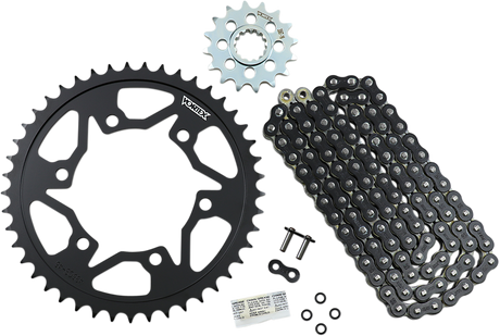 VORTEX CK6453 Chain and Sprocket Kit - WSS - Black - Yamaha FJ/FZ/MT-09/XSR900 | Street