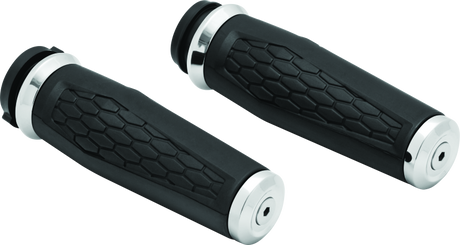 Kuryakyn Hex Grips Thottle-By-Wire Chrome - Cycle City Outdoors
