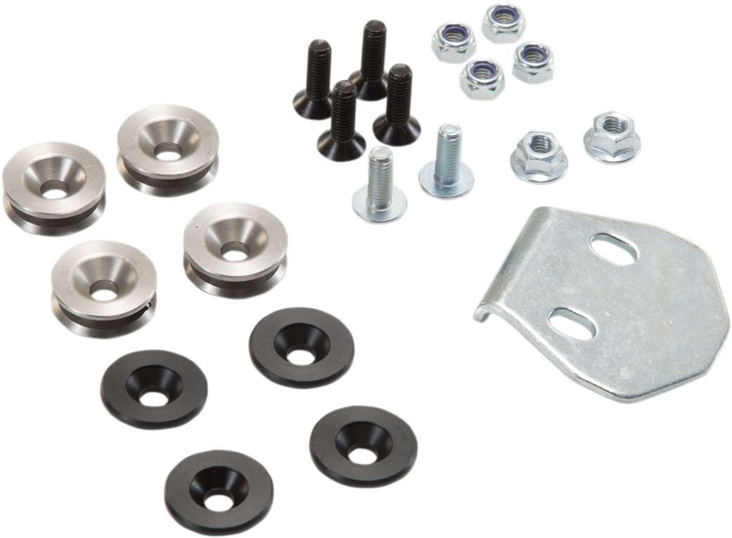 SW-MOTECH Adapter kit for ADVENTURE-RACK - Black/Silver - TRAX Adventure/ION/EVO GPT.00.152.35100/B