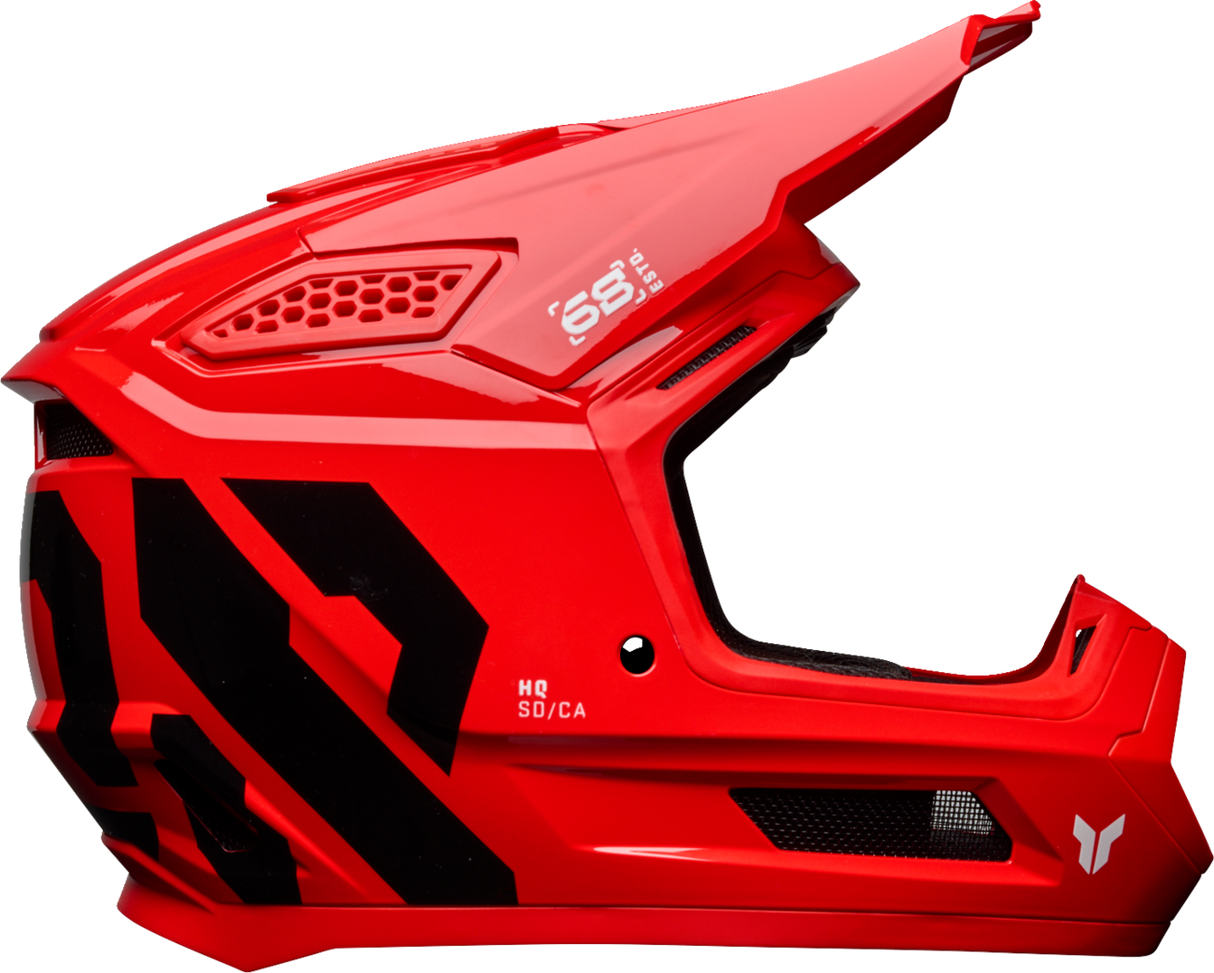 THOR Fleet Helmet - Forge - Red - 2XL 0110-8909