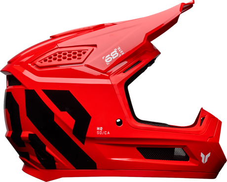 THOR Fleet Helmet - Forge - Red - 2XL 0110-8909