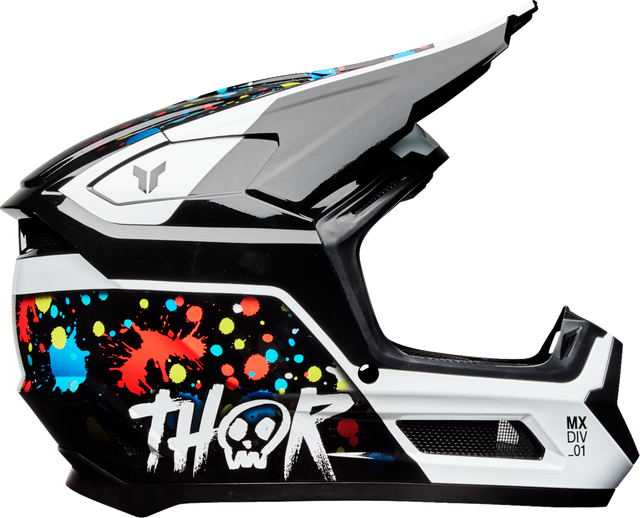 THOR Youth Fleet Helmet - Splat - Black - Medium 0111-1693