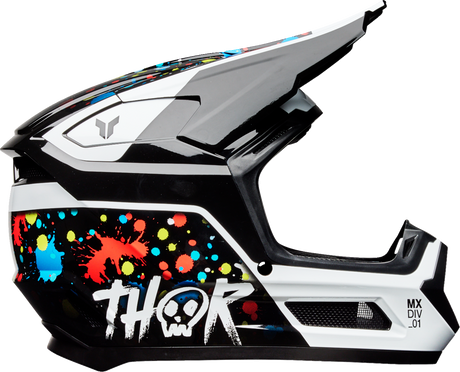 THOR Youth Fleet Helmet - Splat - Black - Small 0111-1692