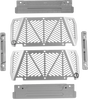 MOOSE OFFROAD Radiator Guards - Silver - Kawasaki 12-3000