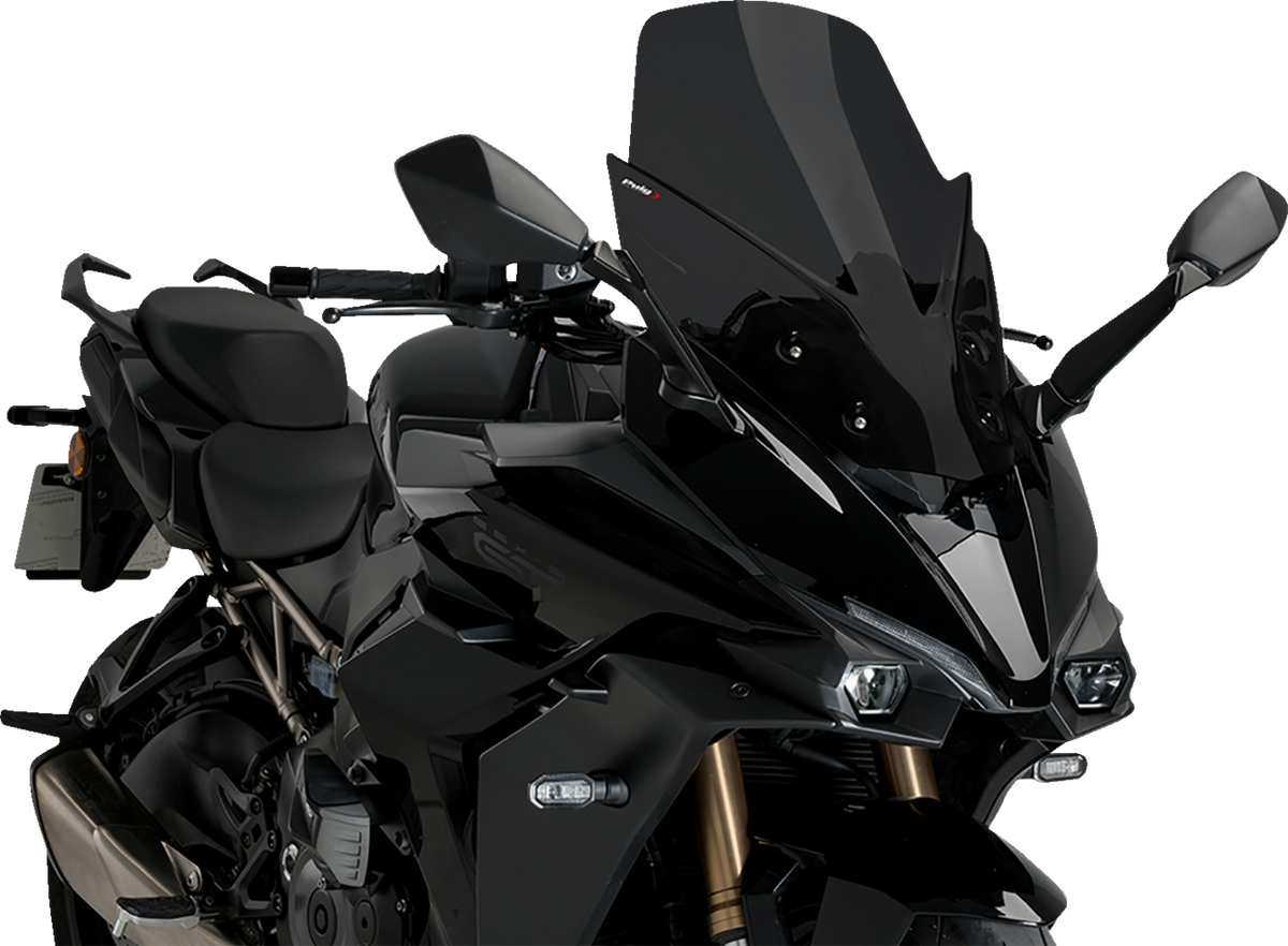 Puig Hi-Tech Parts 21342F Touring Windscreen - 21-1/2" - Dark Smoke - GSX-S1000 | Street