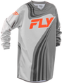 Youth F 16 Jersey Grey/Orange Yxl - Cycle City Outdoors
