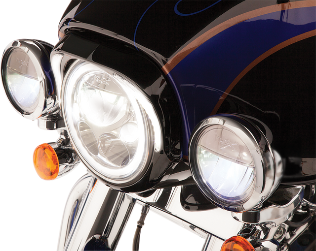 Ciro Headlight Bezel - Black 45211 - Cycle City Outdoors