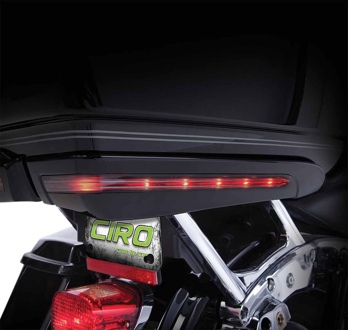 Ciro Light Accents - Tour-Pak? - Black 40007 - Cycle City Outdoors