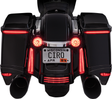 CIRO Bag Light Blades - Red Turn Signals - Smoke Lens 40038