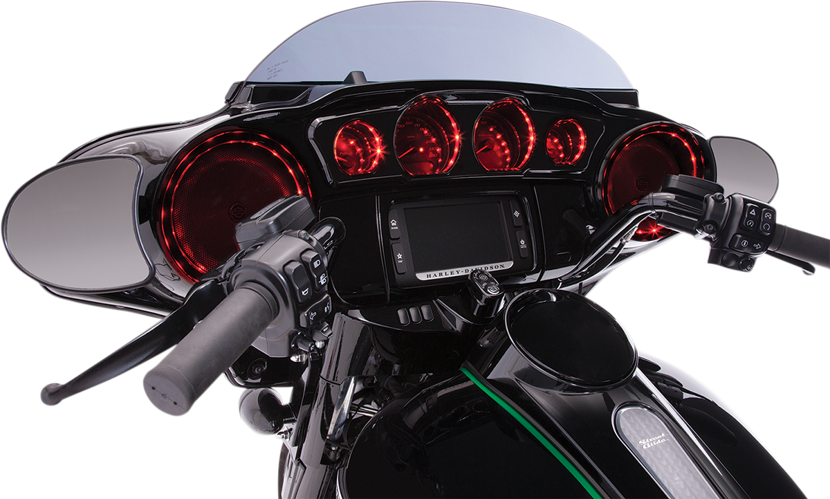 Ciro Front Speaker LED Accent - Black 42101 - Cycle City Outdoors