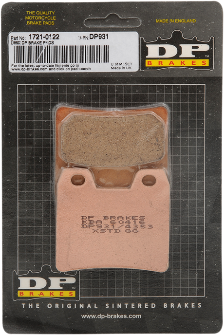 DP BRAKES Standard Brake Pads - FZ1 DP931 - Cycle City Outdoors