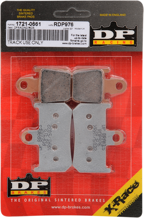 DP BRAKES RDP Racing Brake Pads - YZF 1000 R RDP976 - Cycle City Outdoors