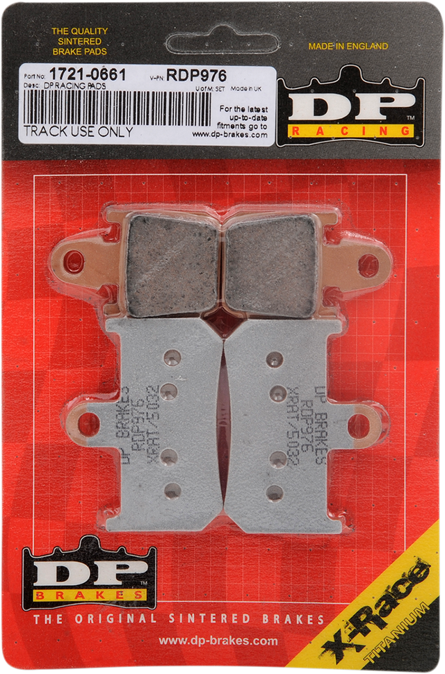 DP BRAKES RDP Racing Brake Pads - YZF 1000 R RDP976 - Cycle City Outdoors
