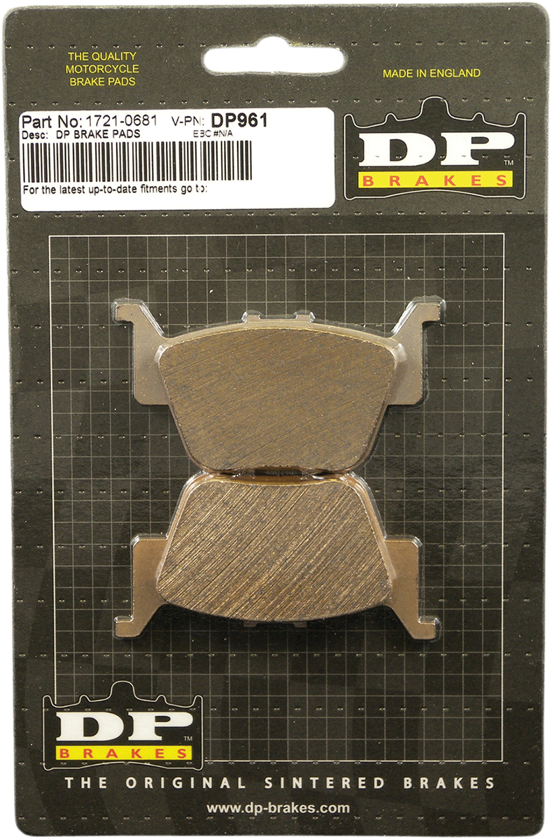 DP BRAKES Standard Brake Pads - Honda DP961 - Cycle City Outdoors