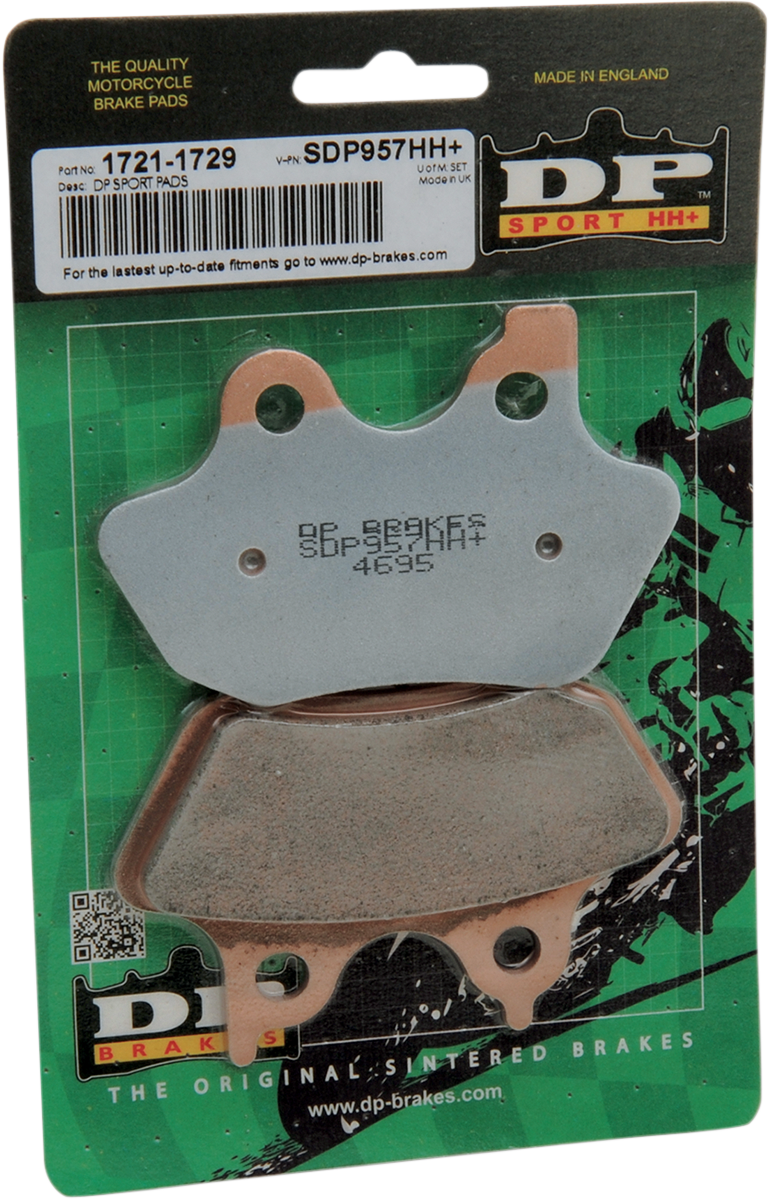 DP BRAKES Sintered Metal Brake Pads - Harley-Davidson - SDP957HH SDP957HH - Cycle City Outdoors