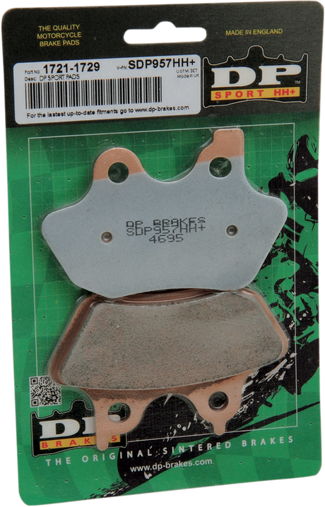 DP BRAKES Sintered Metal Brake Pads - Harley-Davidson - SDP957HH SDP957HH - Cycle City Outdoors