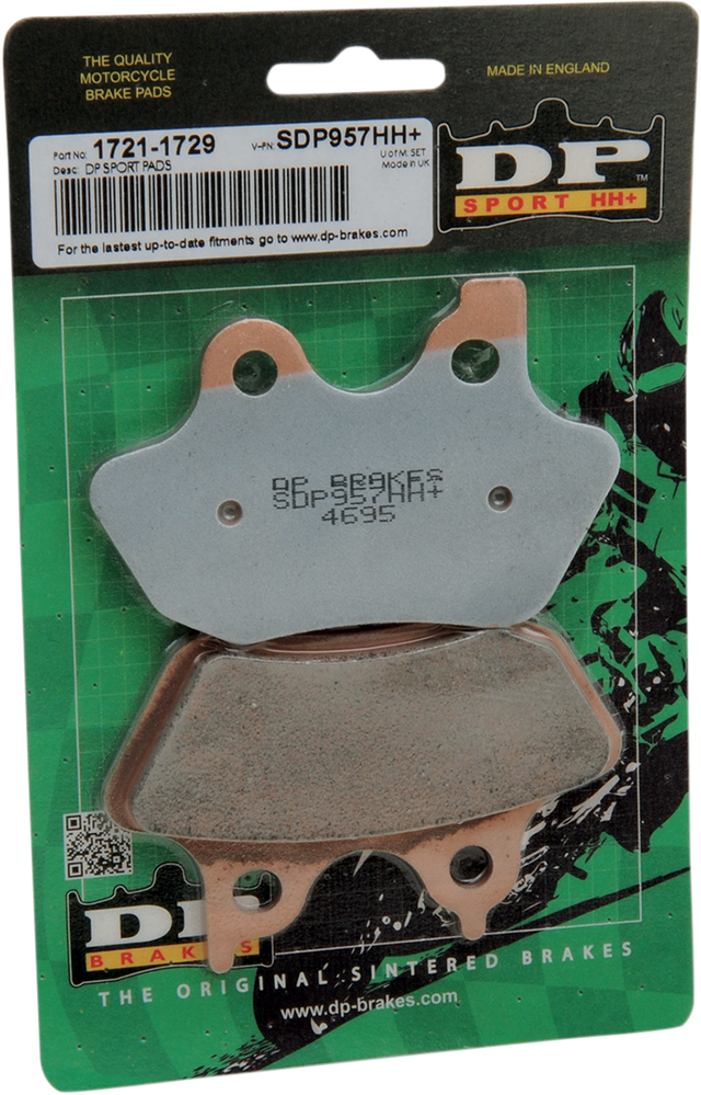 DP BRAKES Sintered Metal Brake Pads - Harley-Davidson - SDP957HH SDP957HH - Cycle City Outdoors