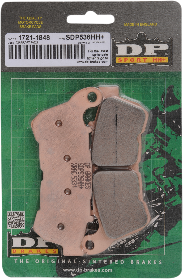 DP BRAKES Sintered Metal Brake Pads - Sportster - SDP536HH SDP536HH - Cycle City Outdoors