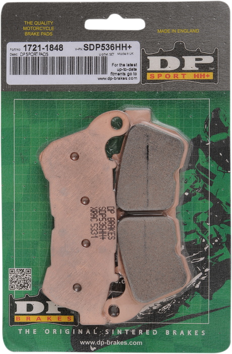 DP BRAKES Sintered Metal Brake Pads - Sportster - SDP536HH SDP536HH - Cycle City Outdoors