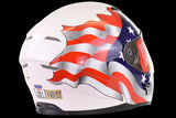 AFX - FX-99 White Freedom Flag Helmet - L
