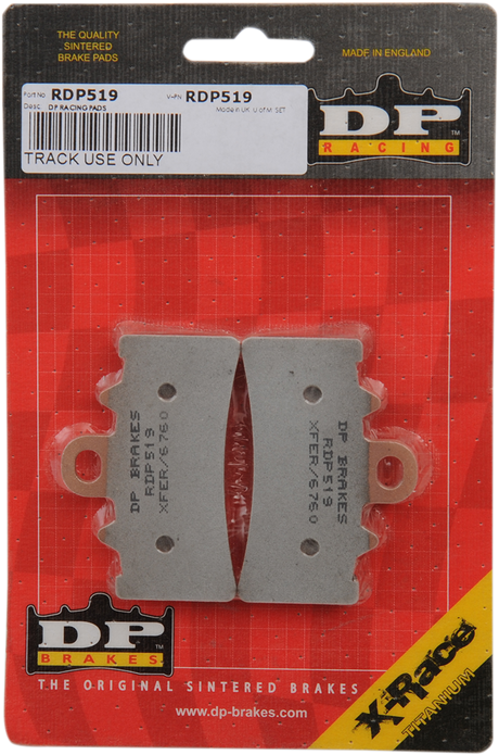 DP BRAKES RDP Racing Brake Pads - Husqvarna/KTM RDP519 - Cycle City Outdoors