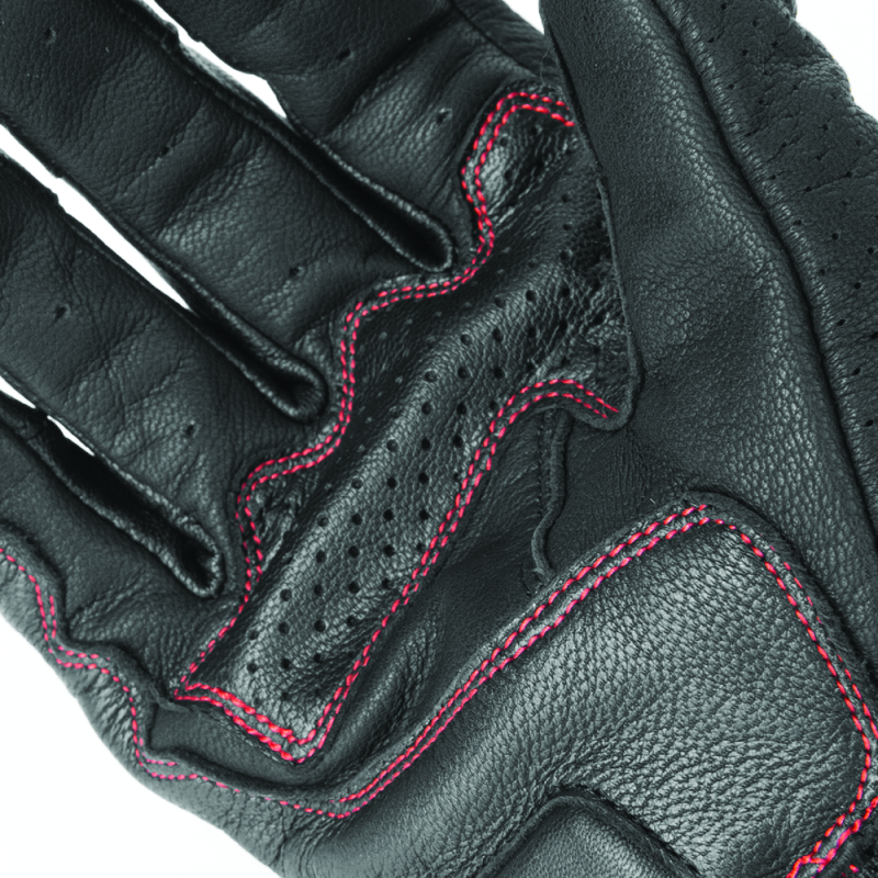 Speed and Strength Twist of Fate Leather Gloves Black/Red - Small - Cycle City Outdoors