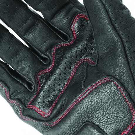 Speed and Strength Twist of Fate Leather Gloves Black/Red - Small - Cycle City Outdoors