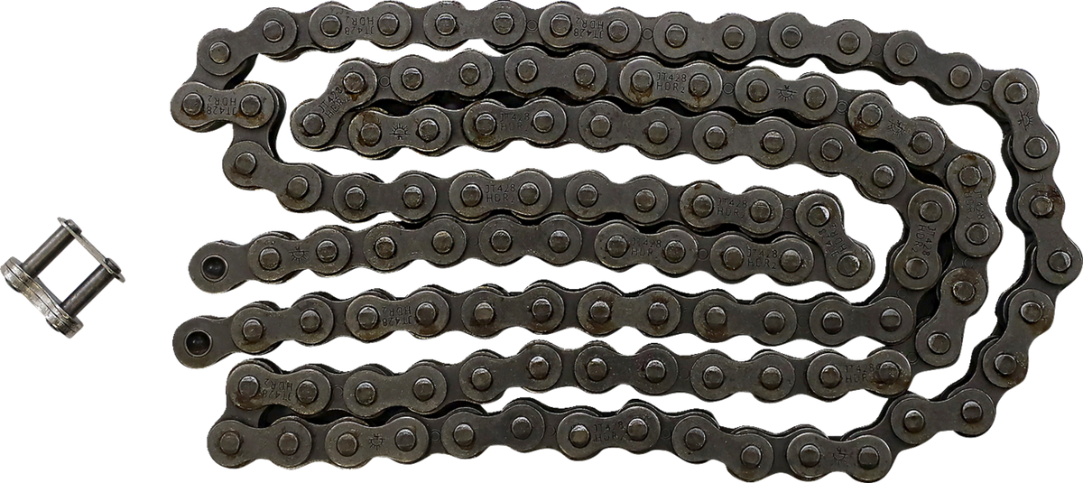 JT CHAINS JTC428HDR112SL 428 HDR - Heavy Duty Drive Chain - Steel - 112 Links | Adventure/ATV/UTV