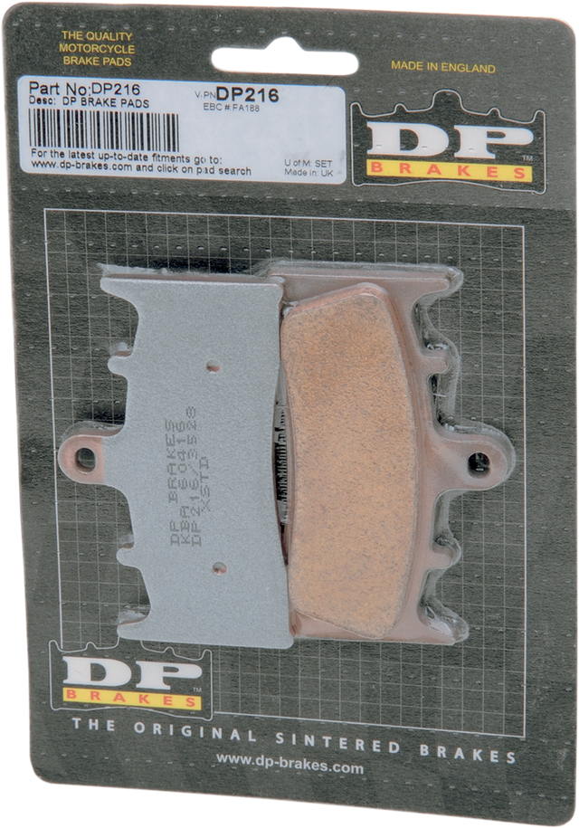 DP BRAKES Standard Brake Pads - Kawasaki/Suzuki DP216 - Cycle City Outdoors