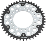 SUPERSPROX Stealth Rear Sprocket - 44 Tooth - Silver - Ducati RST-735-44-SLV