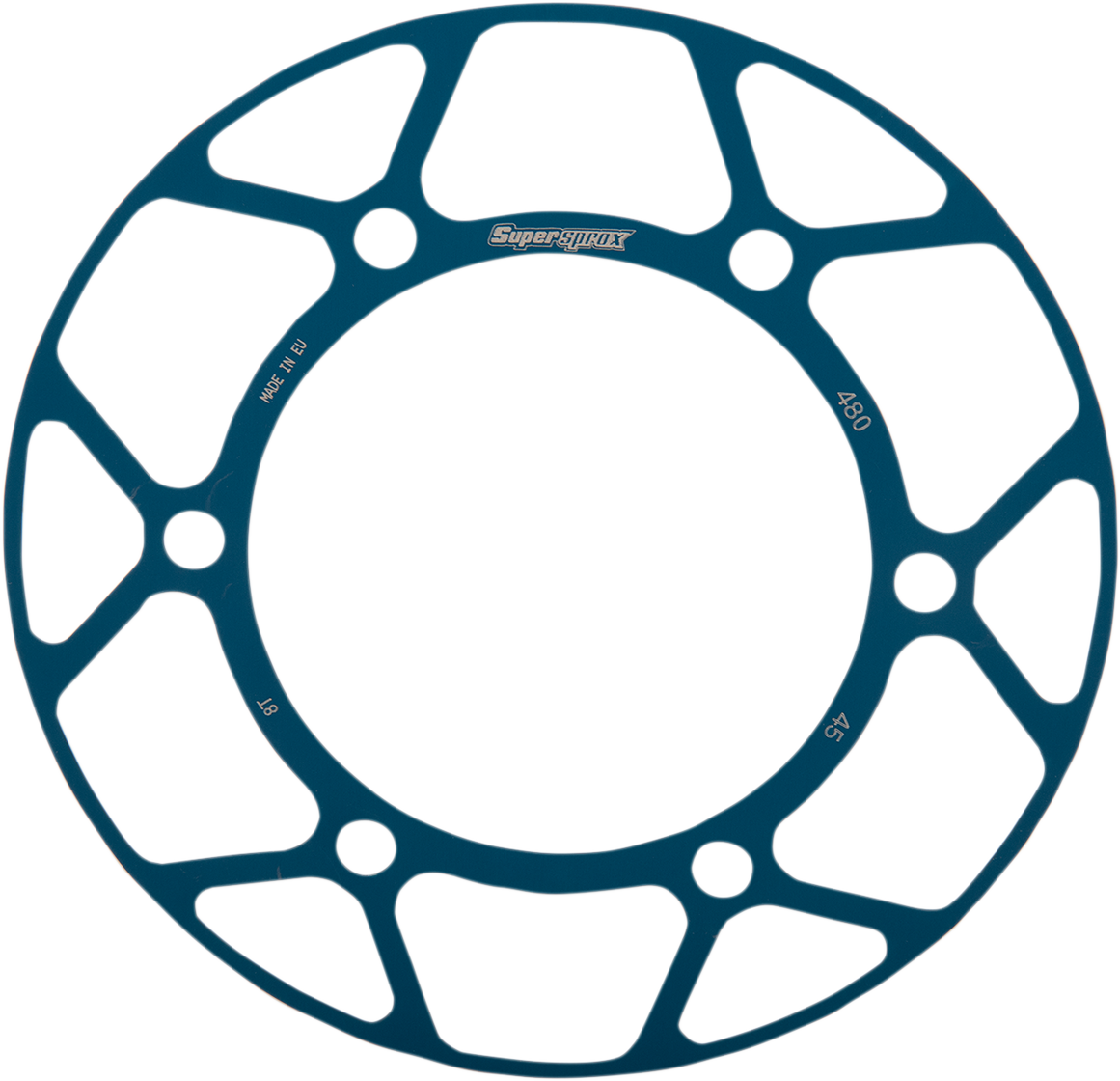 SUPERSPROX Edge Rear Sprocket Insert - Blue - 45 Tooth RACD-480-45-BLU