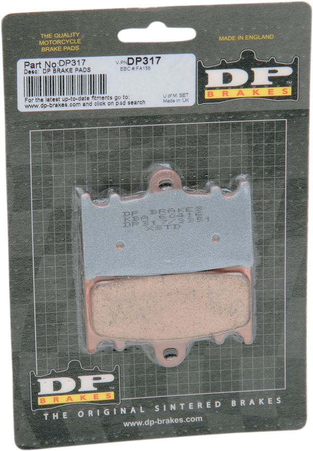 DP BRAKES Standard Brake Pads - Kawasaki/Suzuki DP317 - Cycle City Outdoors