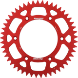 SUPERSPROX Rear Sprocket - Red - Honda - 49 Tooth RAL-210-49-RED