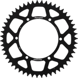SUPERSPROX Rear Sprocket - Black - Kawasaki/Suzuki - 51 Tooth RAL-460-51-BLK