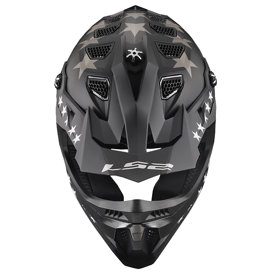 LS2 - Subverter Evo Motocross Helmet - Matte Black/White/Gray