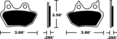 DP BRAKES Sintered Brake Pads - DP918 DP-918 - Cycle City Outdoors