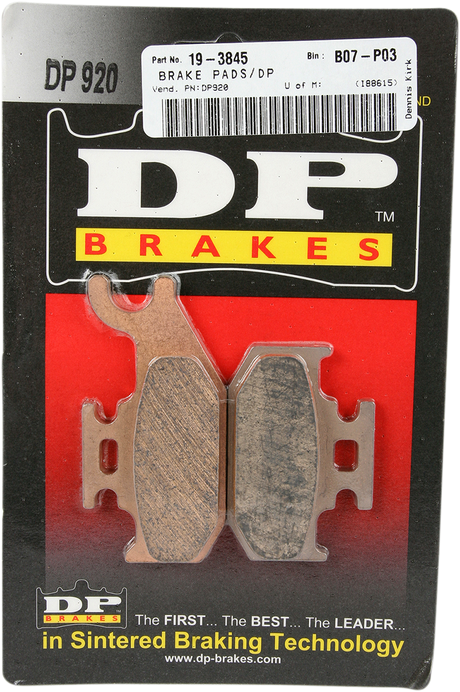 DP BRAKES Sintered Brake Pads DP920 - Cycle City Outdoors