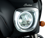 CIRO Headlight Bezel - Fang® - Chieftain - Chrome 46205