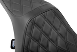 DRAG SPECIALTIES Predator III Seat - Double Diamond - Black - FLT/FLH '23-'24 4686B