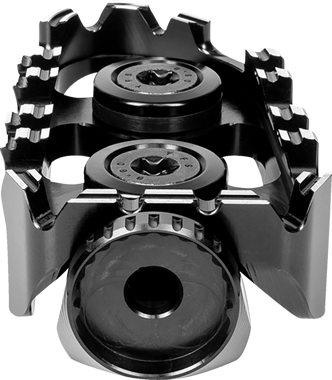GILLES TOOLING Tech-X Enduro Footpeg - Driver - Black RGK-510-UF35-SET-B