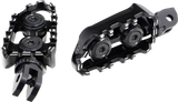 GILLES TOOLING Tech-X Enduro Footpeg - Driver - Black RGK-500-UF35-SET-B