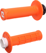 ODI Micro-X Half-Waffle v2 Lock-On Grips - Orange/Black H36MXO