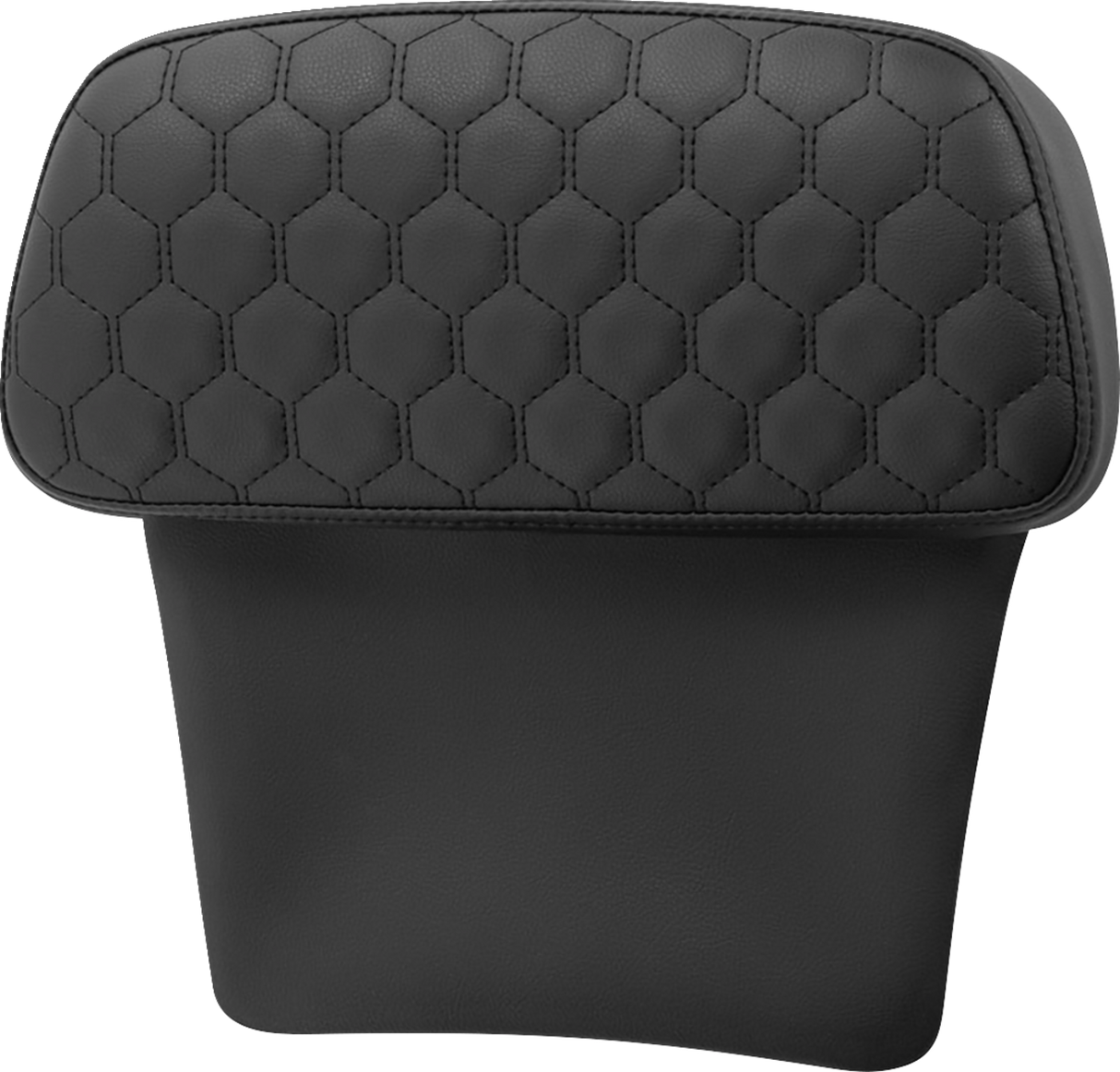 SADDLEMEN Chopped Tour Pak Pad - Honeycomb - Black Stitching - FLH/FLT '14-'24 - Part 814-07-154