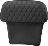 SADDLEMEN Chopped Tour Pak Pad - Honeycomb - Black Stitching - FLH/FLT '14-'24 - Part 814-07-154