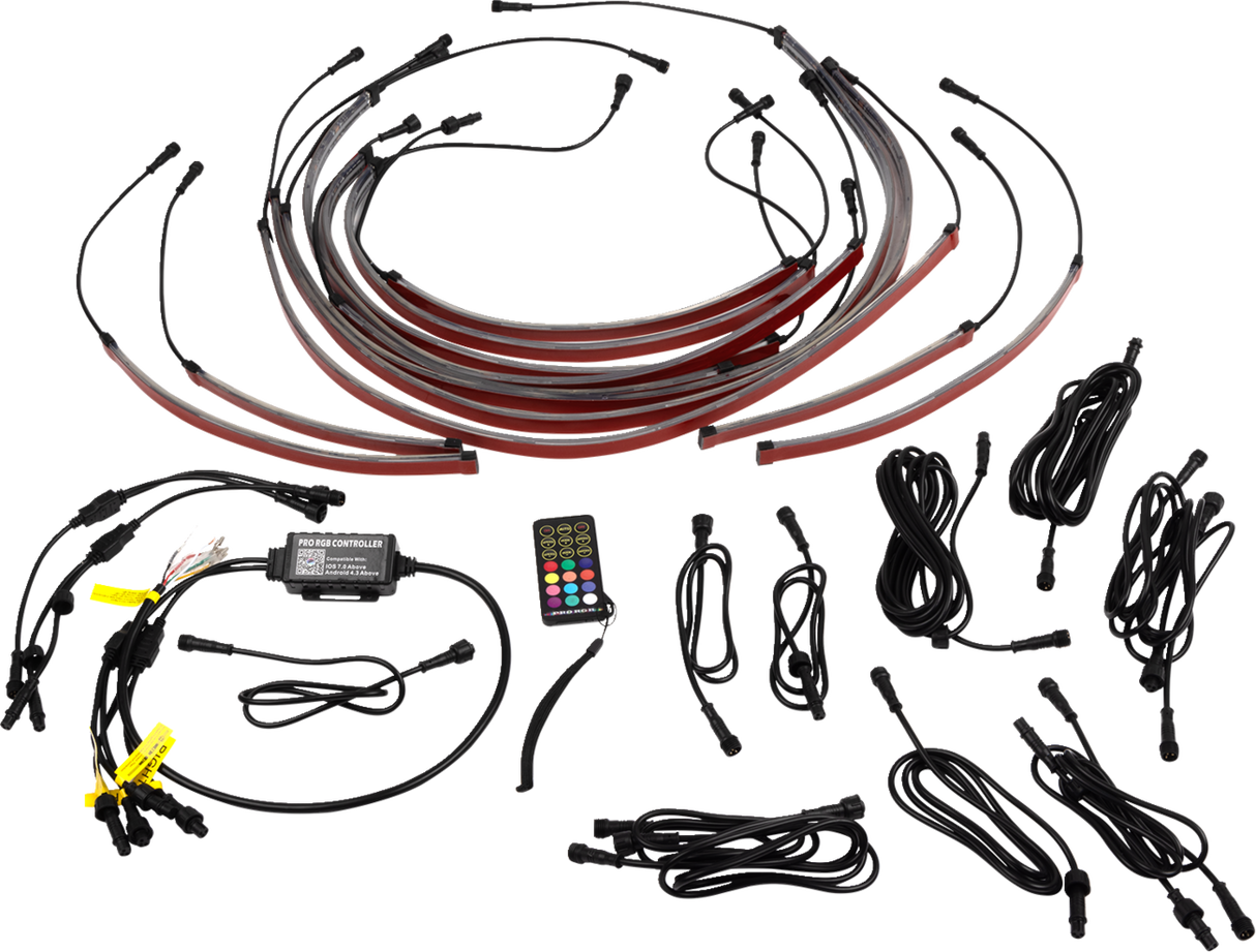 MOOSE OFFROAD Underglow Kit - 12 PC 75-100-MSE