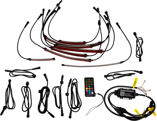 MOOSE OFFROAD Underglow Kit - 8 PC 75-200-MSE